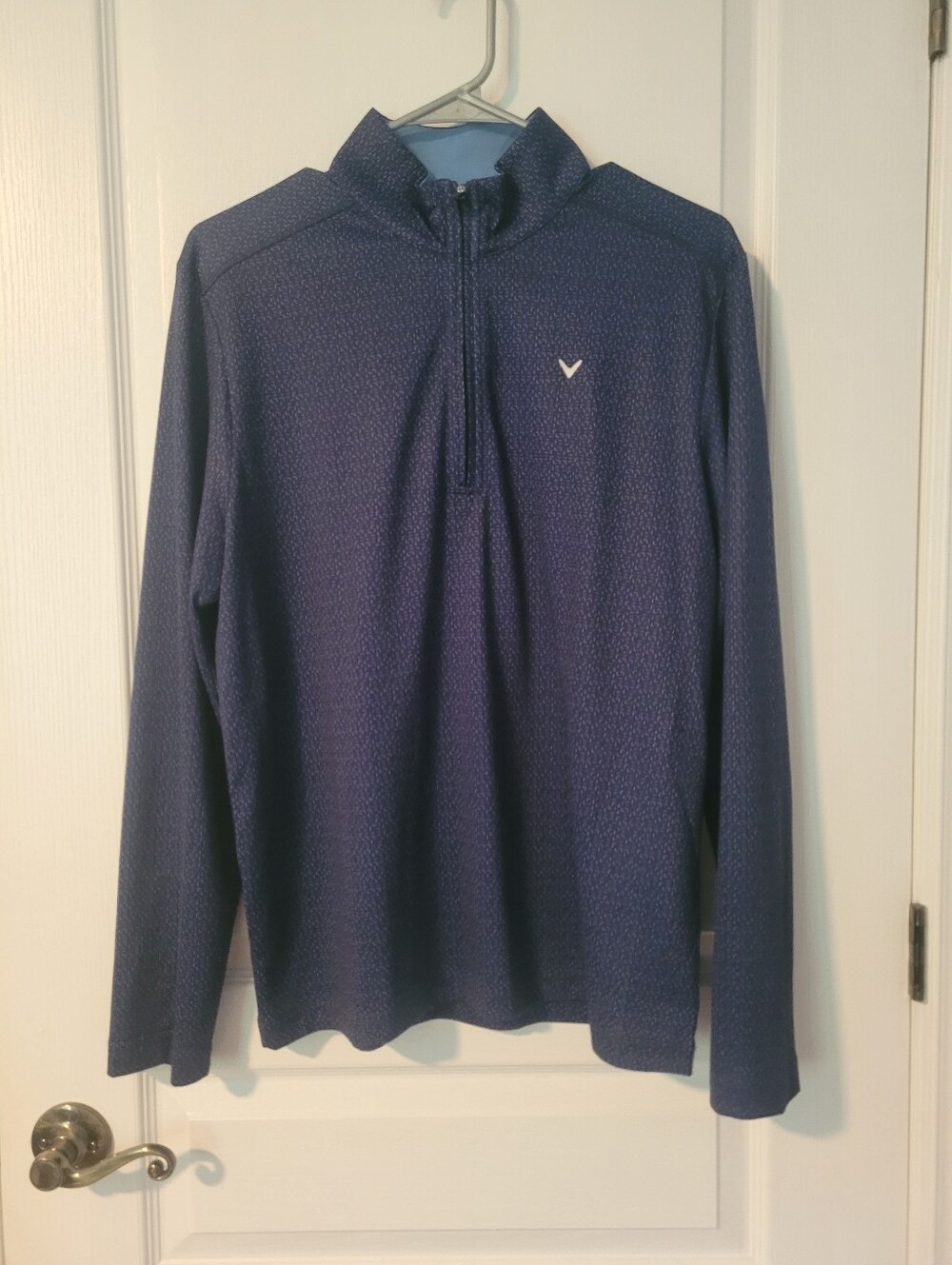Callaway Men's Half-Zip Golf Pullover in Navy